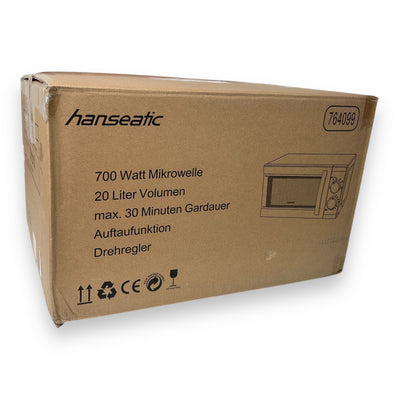 Hanseatic SMH207P3H-P Mikrowelle 700W schwarz