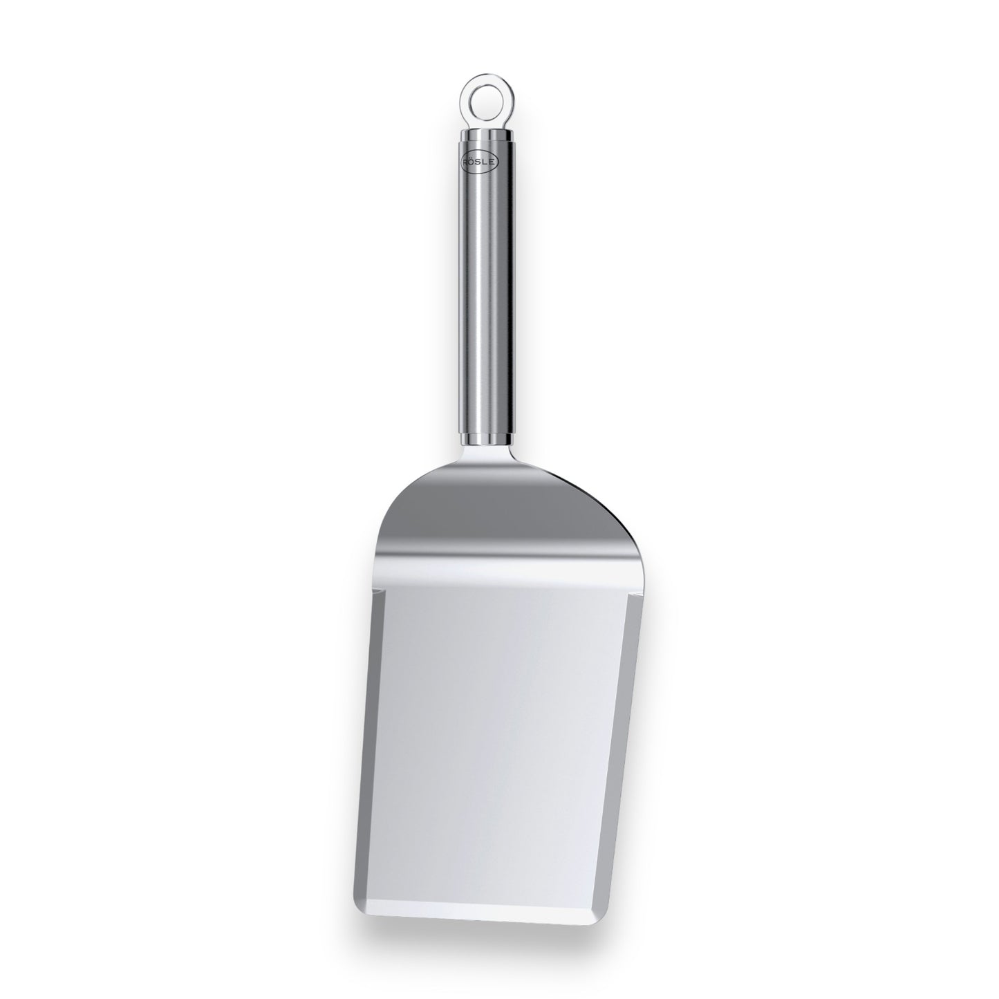 Rösle 25431 Grillspachtel Plancha mit abgerundeten Ecken zum Wenden von Grillgut Edelstahl 18/10