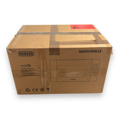 Hanseatic 656920 Mikrowelle 800W Auftaufunktion silber