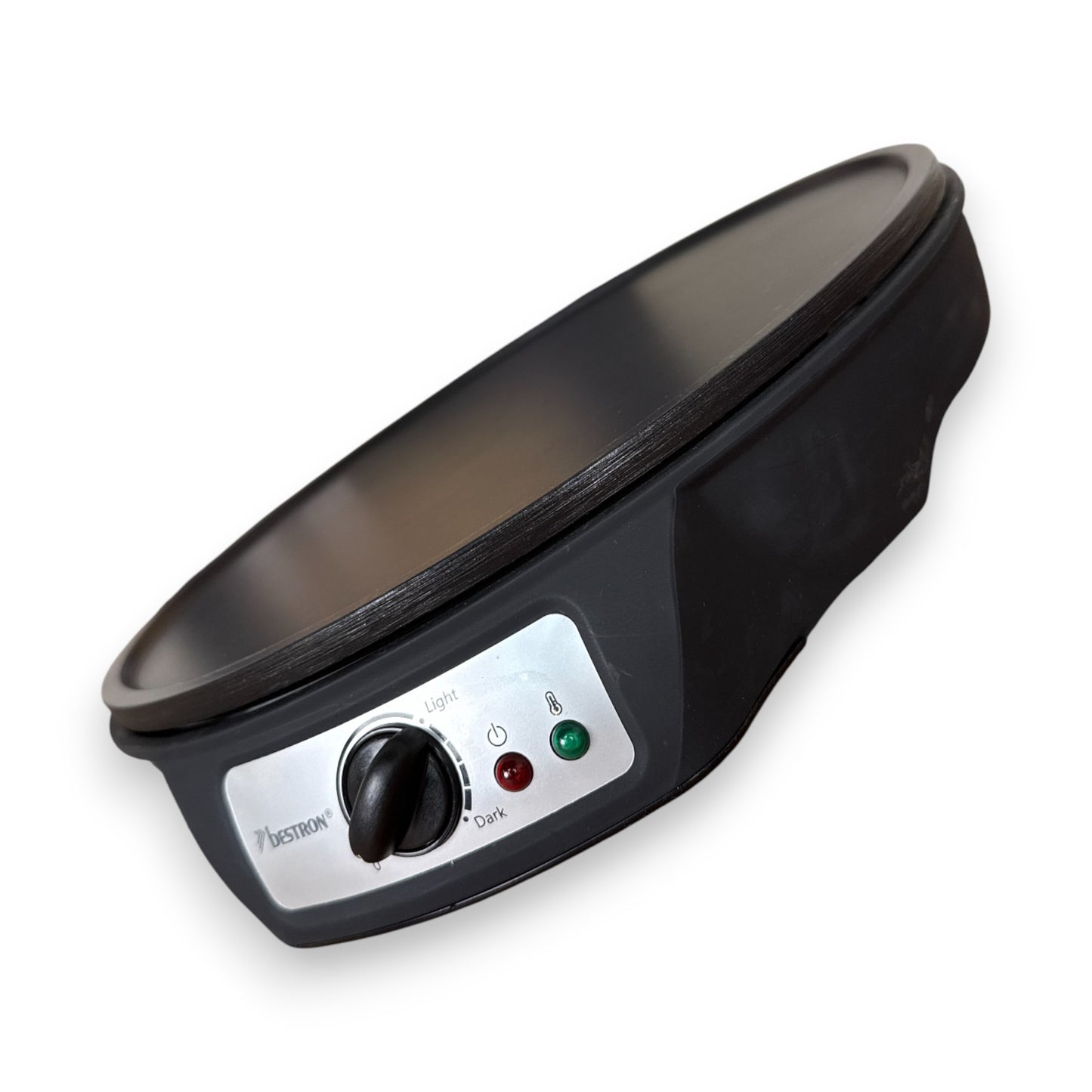 Bestron ASW602 Crêpesmaker 1000 W, Ø 30 cm Antihaft Thermostat & Zubehör