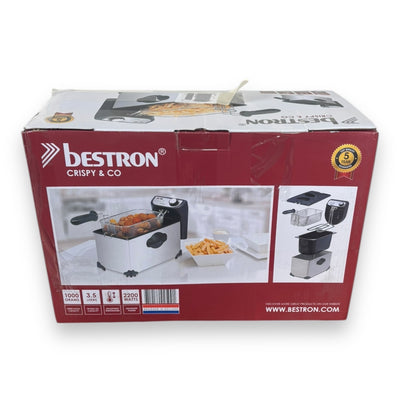 Bestron Fritteuse AF351 3,4 kg Antihaft Regelbare Temperatur