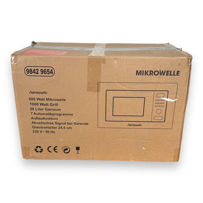 Hanseatic Einbau-Mikrowelle AG820B3AT-P0CE40 800W