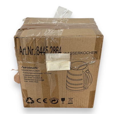 Hanseatic Wasserkocher 84452864 1850W 1,7l Edelstahl