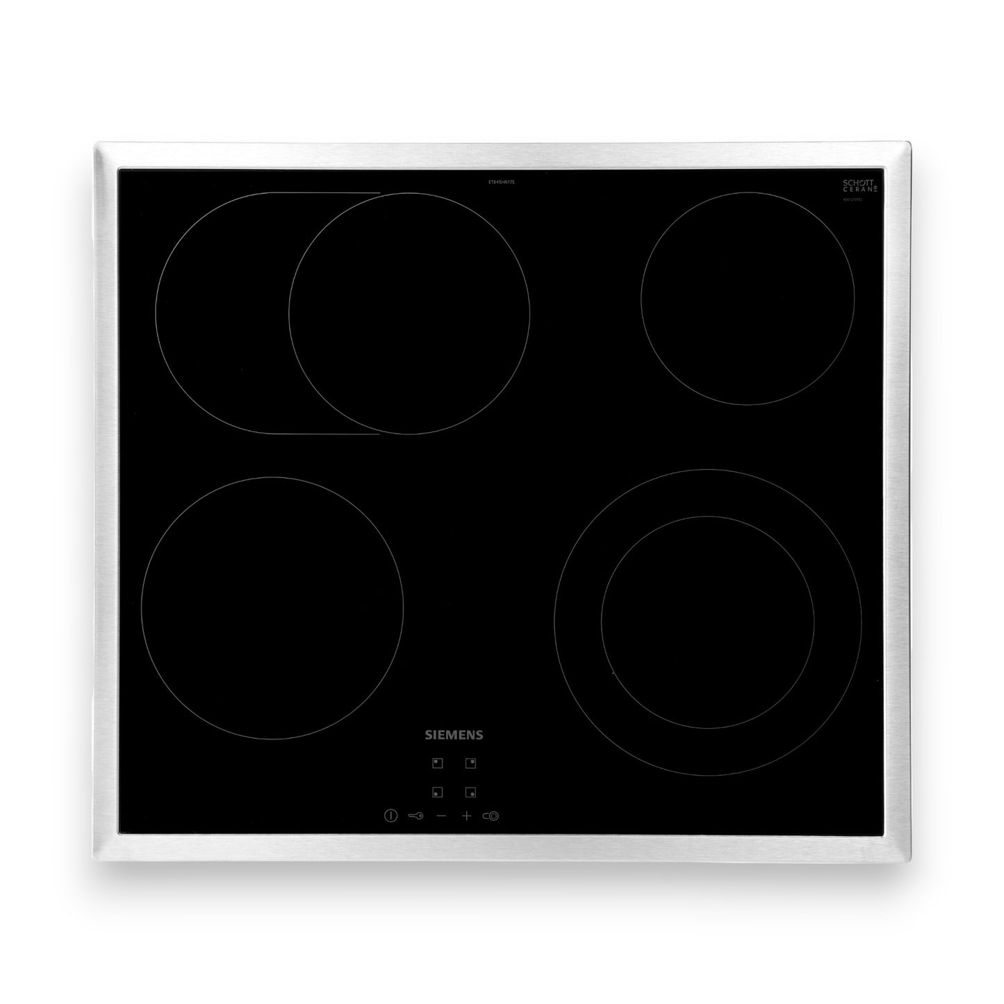 Siemens iQ300 ET645HN17E Elektro-Kochfeld von SCHOTT CERAN® touchControl