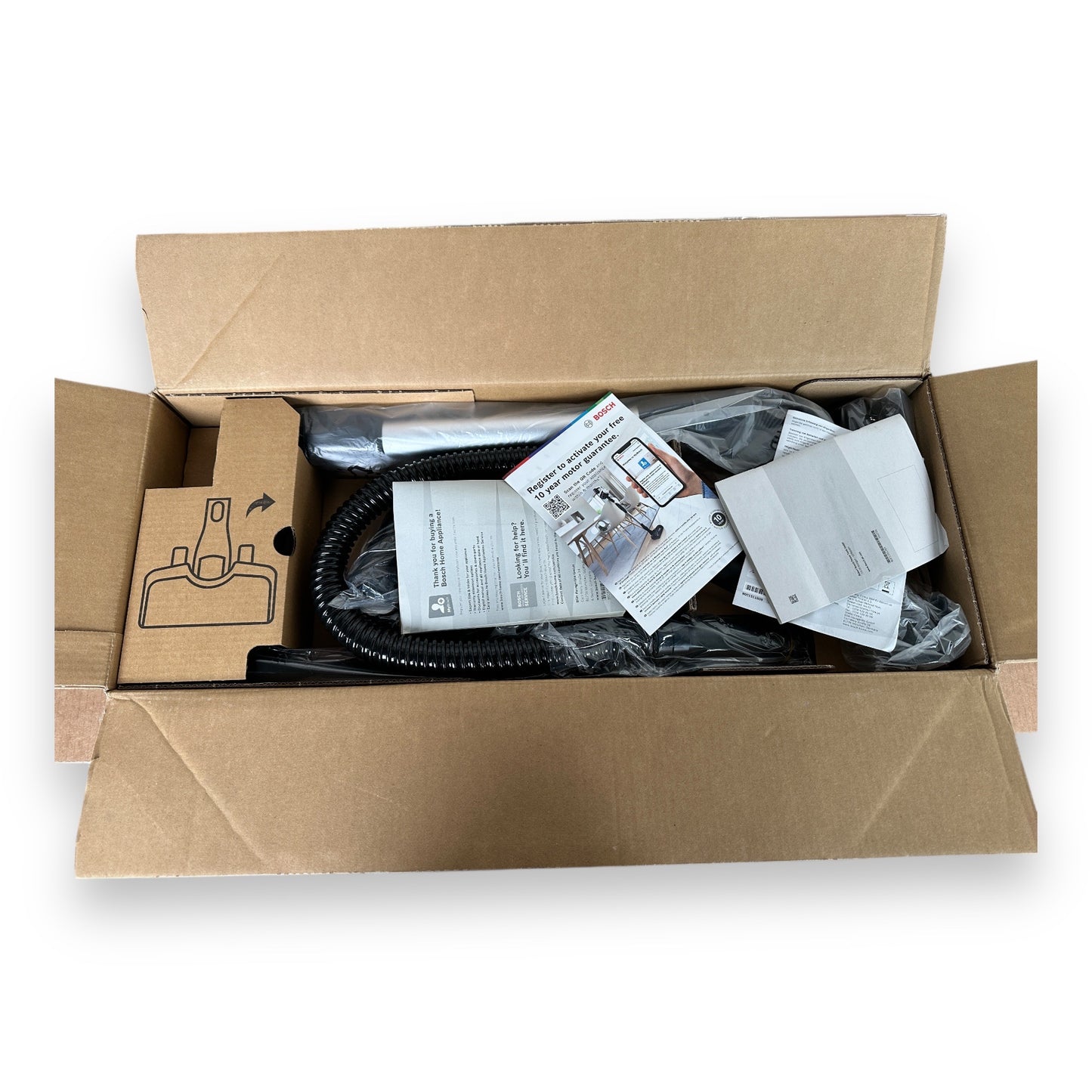 Bosch 7 BSS715FRSH Akku-Stielstaubsauger Unlimited Knickrohr Hygiene-Filter 10 J. Motorgarantie1x 5 Ah Akku lange Laufzeit Schnellladegerät viel Zubehör