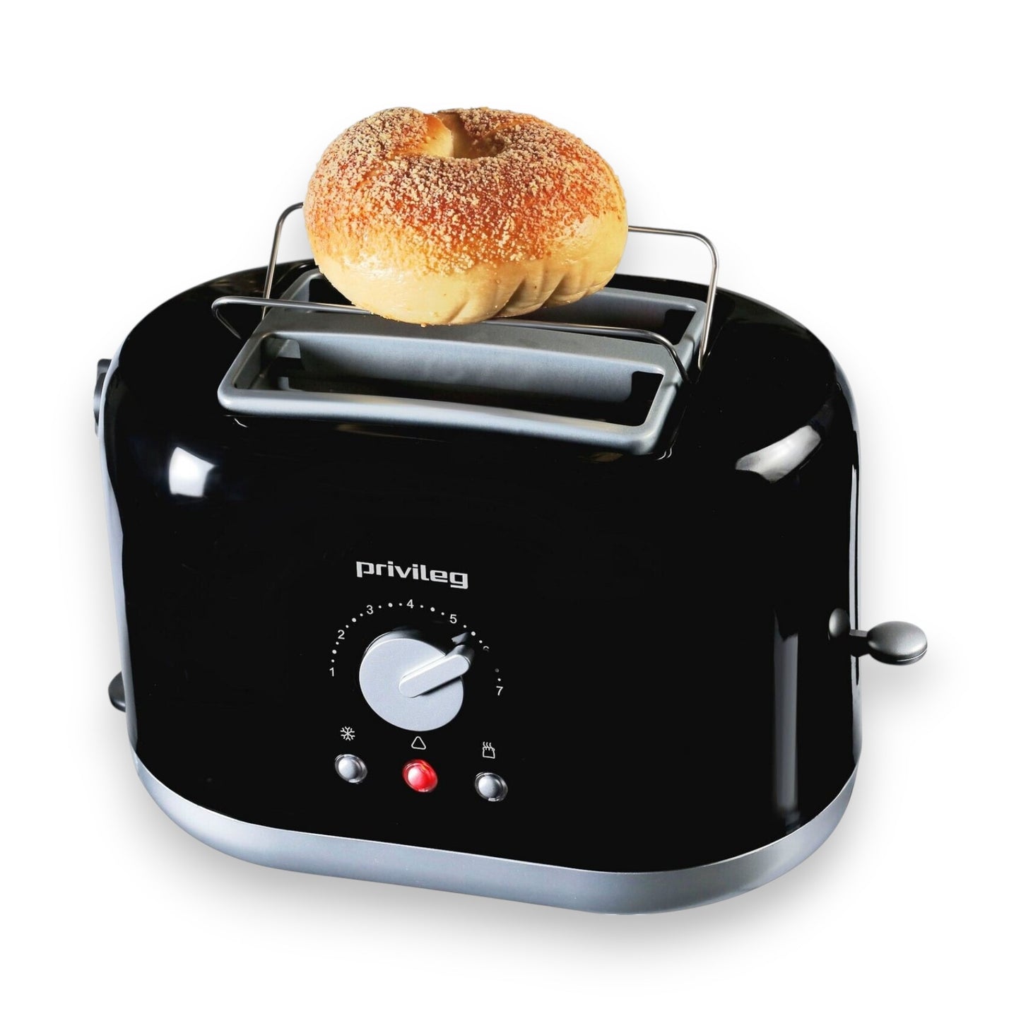 Privileg PT2870BPH Toaster 870 Watt schwarz