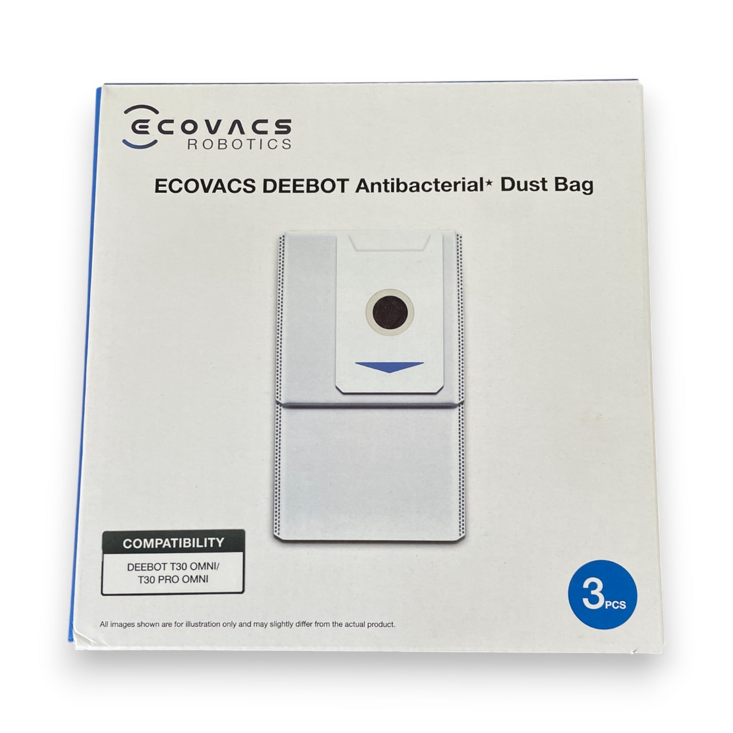 Ecovacs DDB030031 Staubsaugerbeutel passend für Ecovacs 3 St. antibakteriell