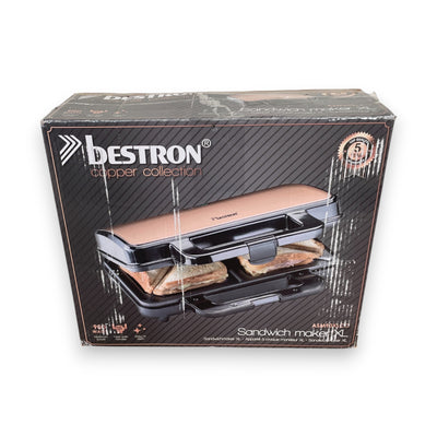 Bestron Sandwichmaker ASM90XL 900 W Abschaltautomatik