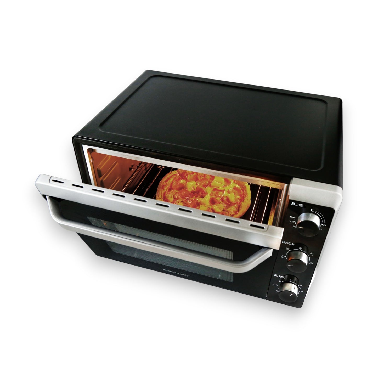 Hanseatic Minibackofen XXL 42L Zeitschaltuhrmotorischer Drehspieß