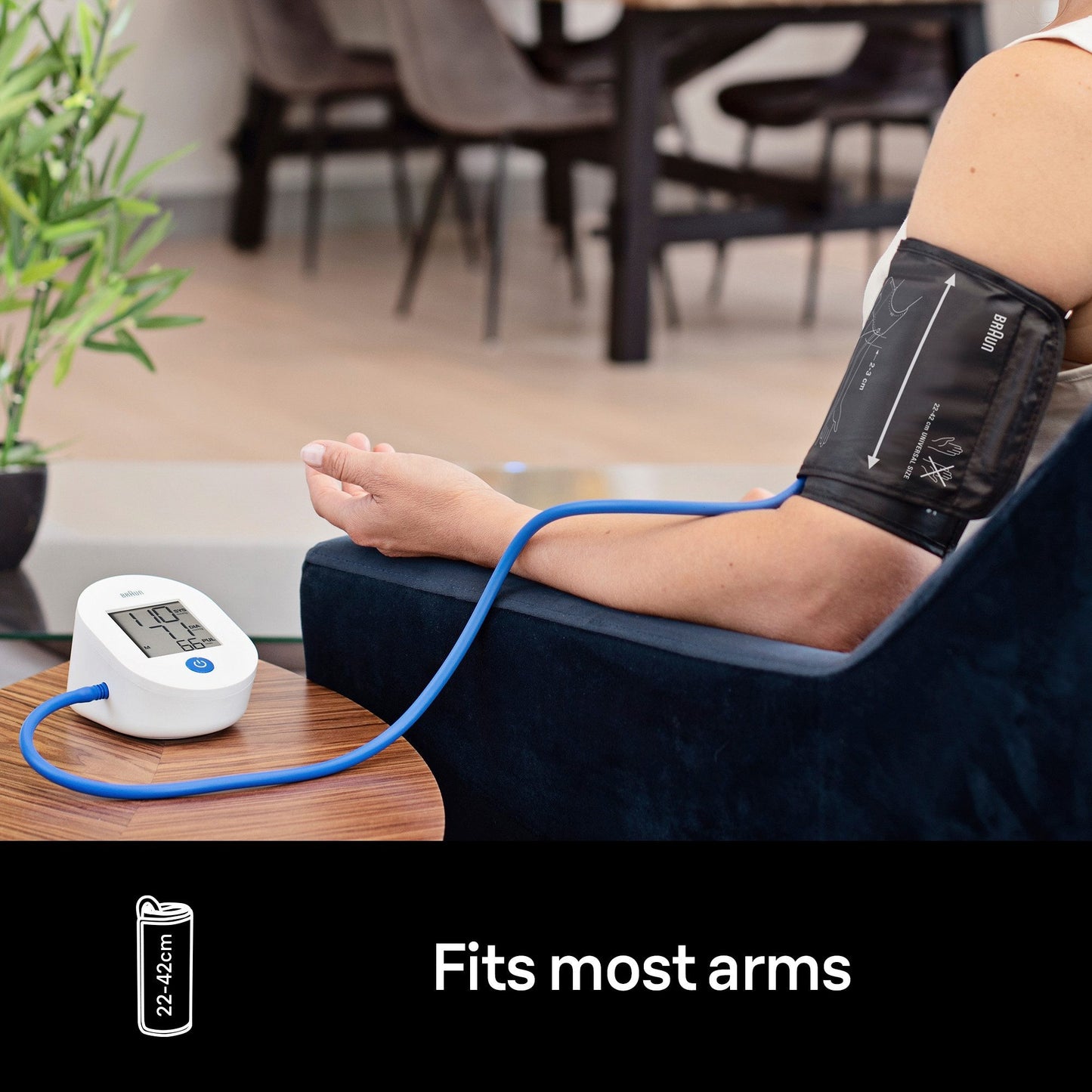 Braun ExactFit 1E Oberarm-Blutdruckmessgerät BUA4000EU Universalmanschette