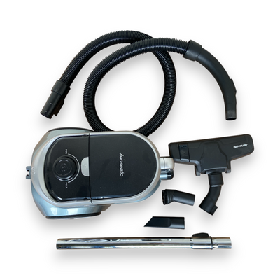Hanseatic V18C01A-80 Bodenstaubsauger Hygienefilter Teleskoprohr höhenverstellbar, Füllanzeige 800 W