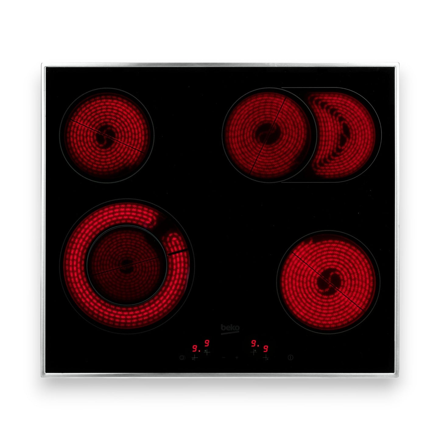 Beko Elektro-Kochfeld EB9741XHL Booster-Funktion