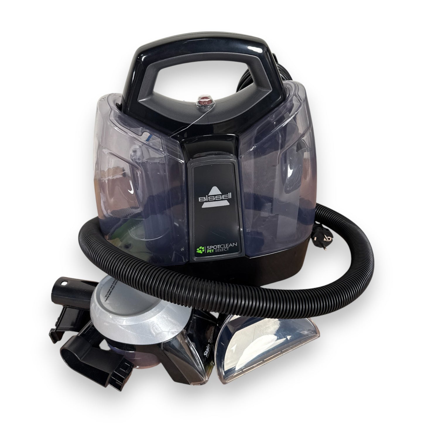 Bissell Wasch-Sauger 37288 SpotClean Pet Select beutellos, Haustieraufsatz, reinigt Flecken auf Teppich, Polster, Treppe&Autositz