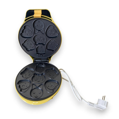 Bestron Waffeleisen AAW700 für Mini-Waffen, gelb