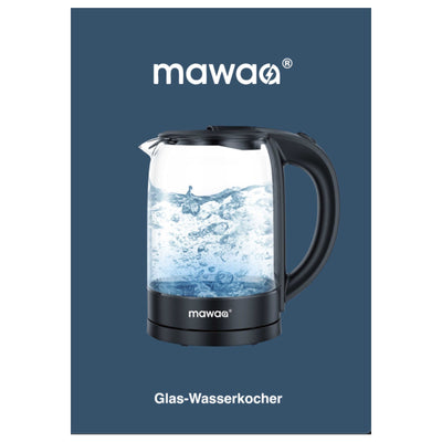 Mawaa GlassBoil Glas-Wasserkocher 1,7L 2400W