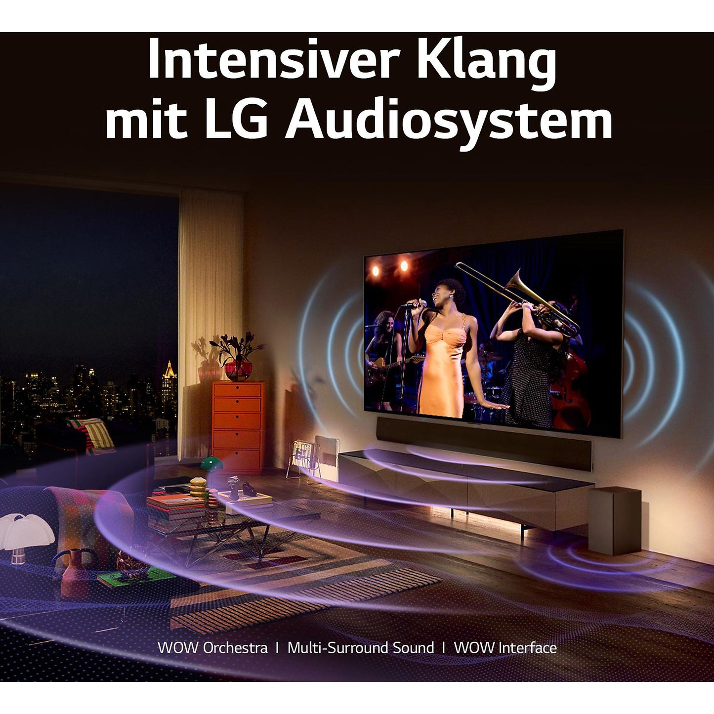 LG OLED83C37LA OLED evo Fernseher 83 Zoll / 210 cm, UHD 4K, SMART TV, webOS 23 mit LG ThinQ