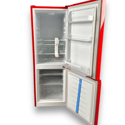Bomann KG 320.2 Kühlgefrierkombination E, 175 l, 143 cm hoch, Rot