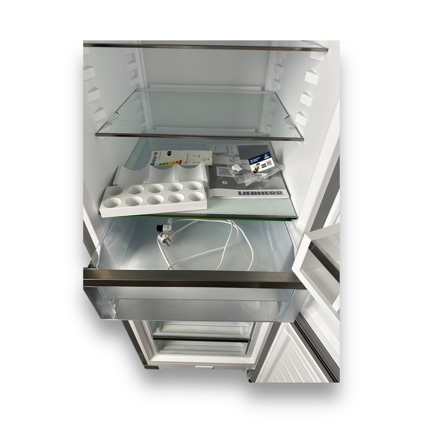 Liebherr KGNet 1860C Pure Kühlgefrierkombination C 330l 185,5cm Edelstahltüren