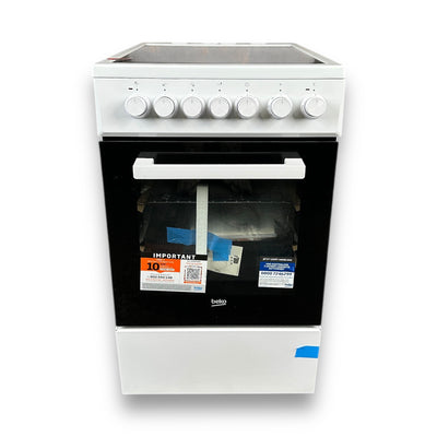 Beko FSM57100GW Standherd EEK A, Glaskeramikkochfeld, 55 l