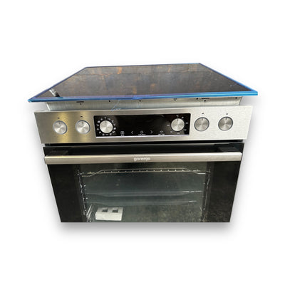 Gorenje  STEEL SET 4 (BCS6737E06X+ECD634X) Einbauherdset Glaskeramik-Kochfeld, A, 77 l