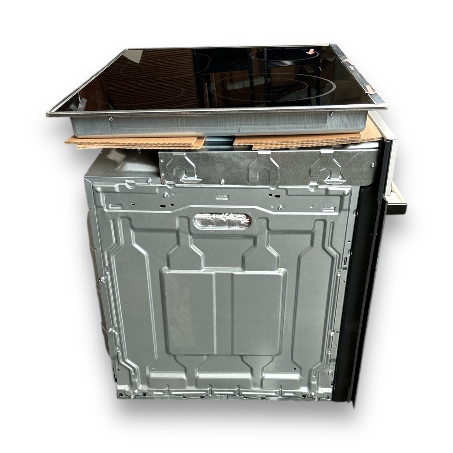 Gorenje  STEEL SET 4 (BCS6737E06X+ECD634X) Einbauherdset Glaskeramik-Kochfeld, A, 77 l