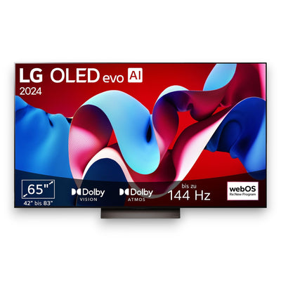 LG OLED65C43LA OLED 4K evo Fernseher 65 Zoll / 165 cm, OLED 4K, SMART TV