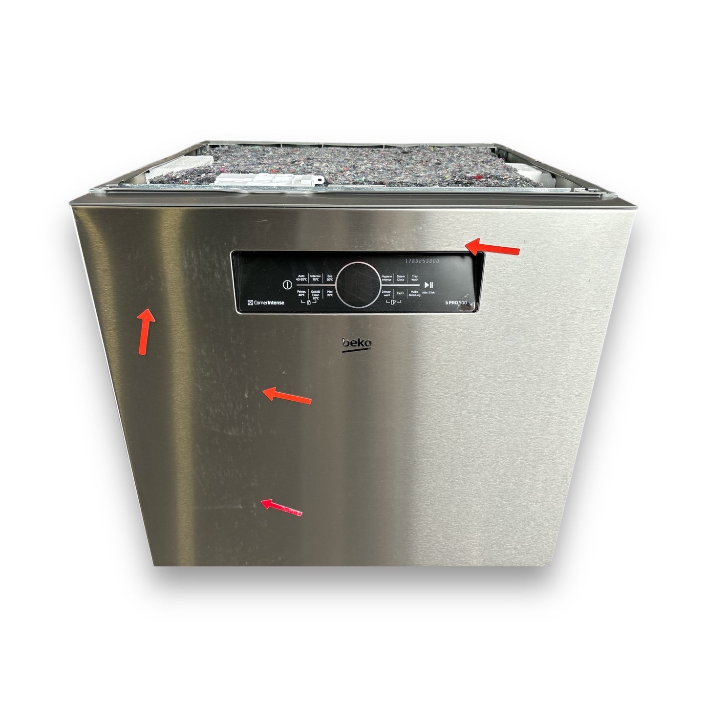 Beko BDUN3844M0X Geschirrspüler unterbaufähig, 59,8 cm breit
