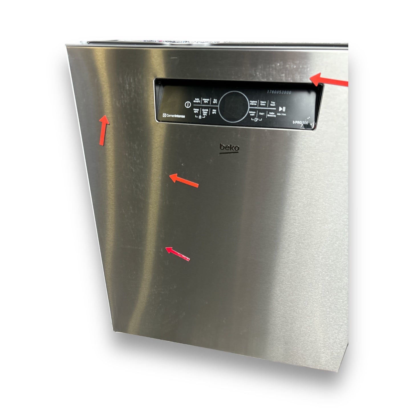 Beko BDUN3844M0X Geschirrspüler unterbaufähig, 59,8 cm breit