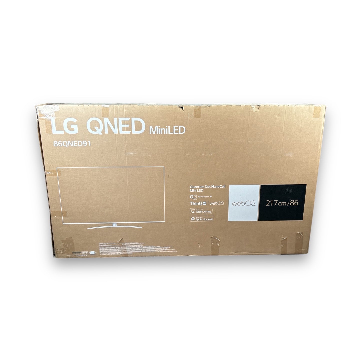 LG 86QNED816RE QNED Fernseher 86 Zoll, UHD 4K, SMART TV, webOS 23