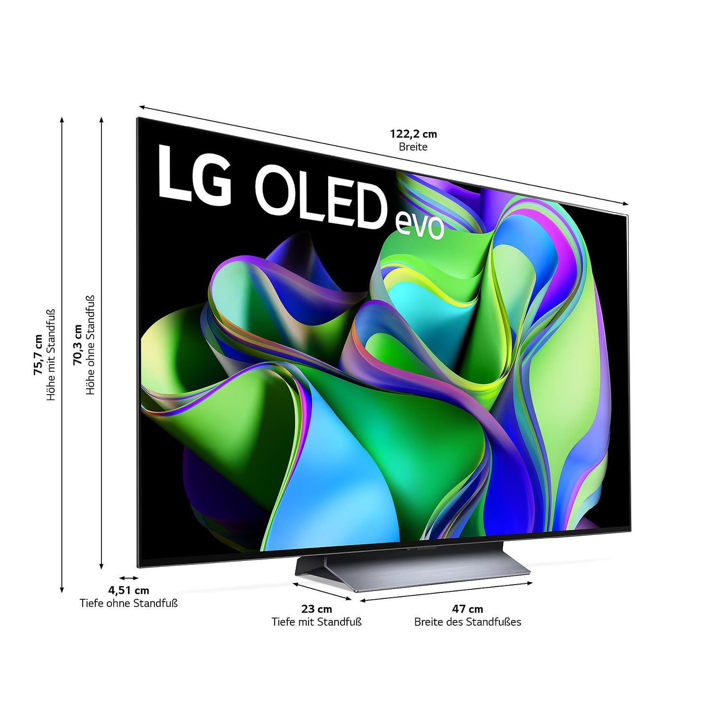 LG OLED55C37LA 55 Zoll Fernseher Ultra HD 4K OLED Smart TV