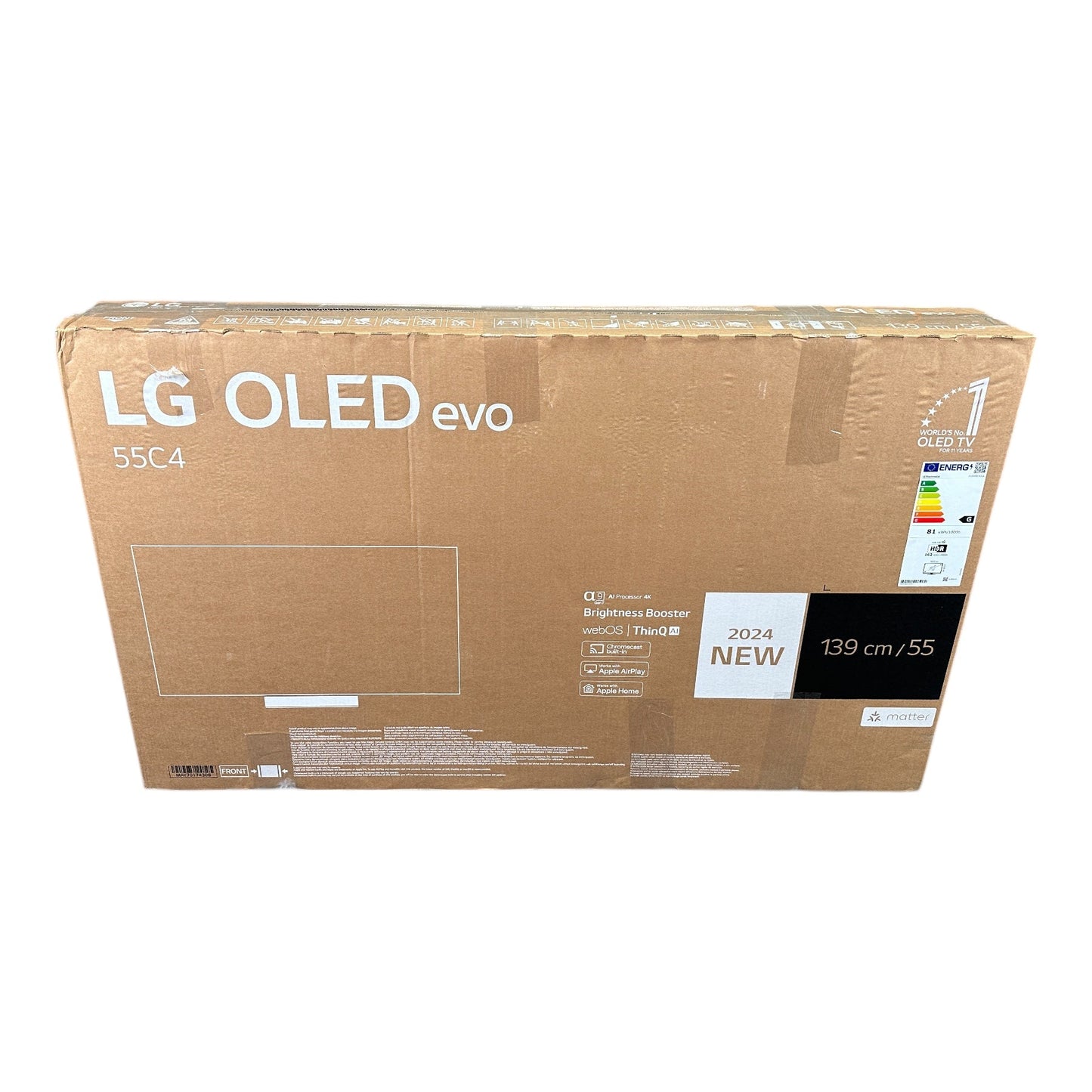 LG OLED55C47LA OLED evo TV 55 Zoll, OLED 4K, SMART TV, webOS 24 mit LG ThinQ