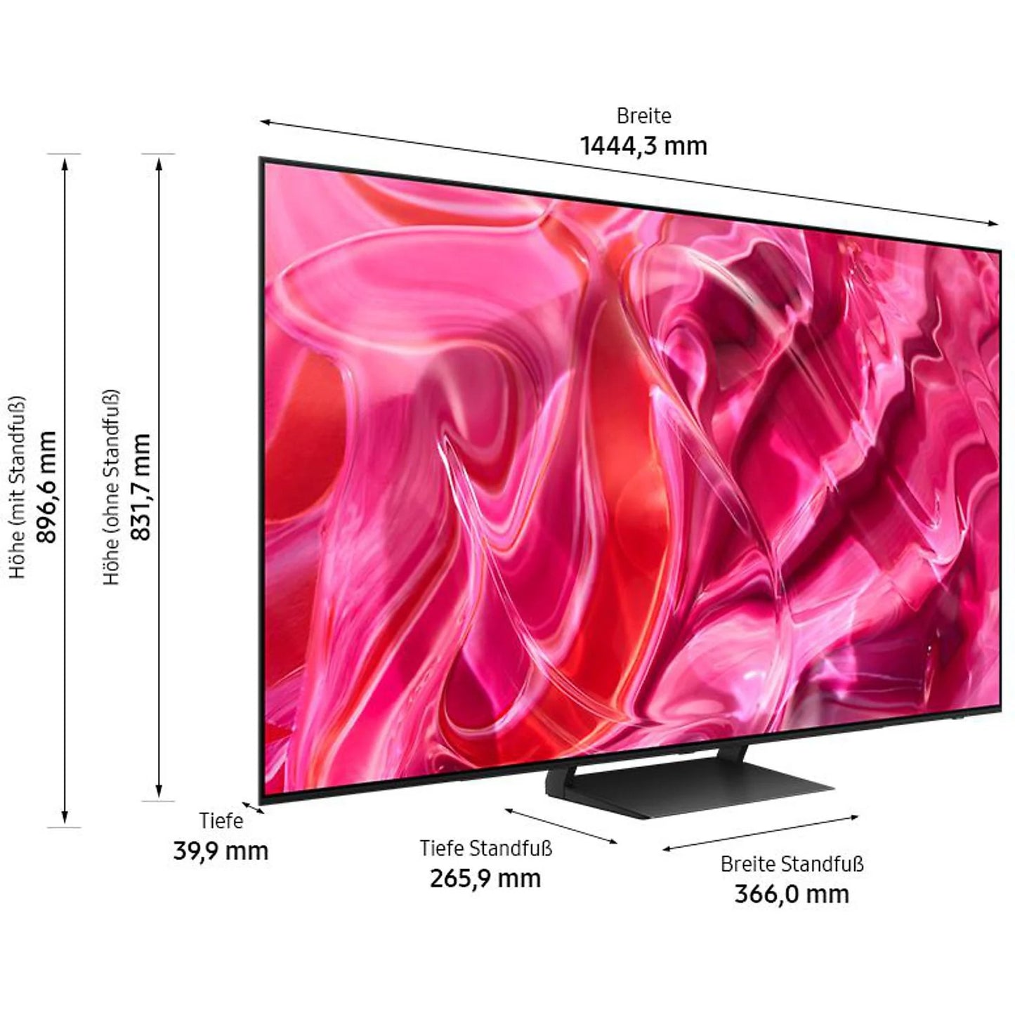 Samsung OLEDGQ65S90CAT OLED 4K Fernseher 65 Zoll / 163 cm, SMART TV, Tizen