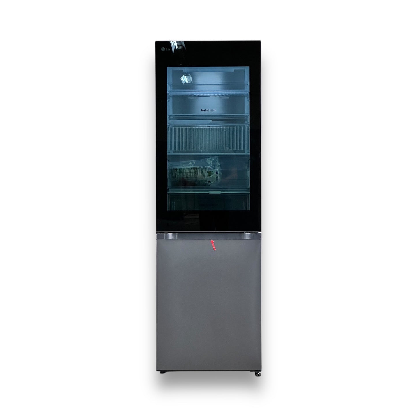 LG GBG5160CEV InstaView® Kühlgefrierkombination 186cm Essence Black Steel