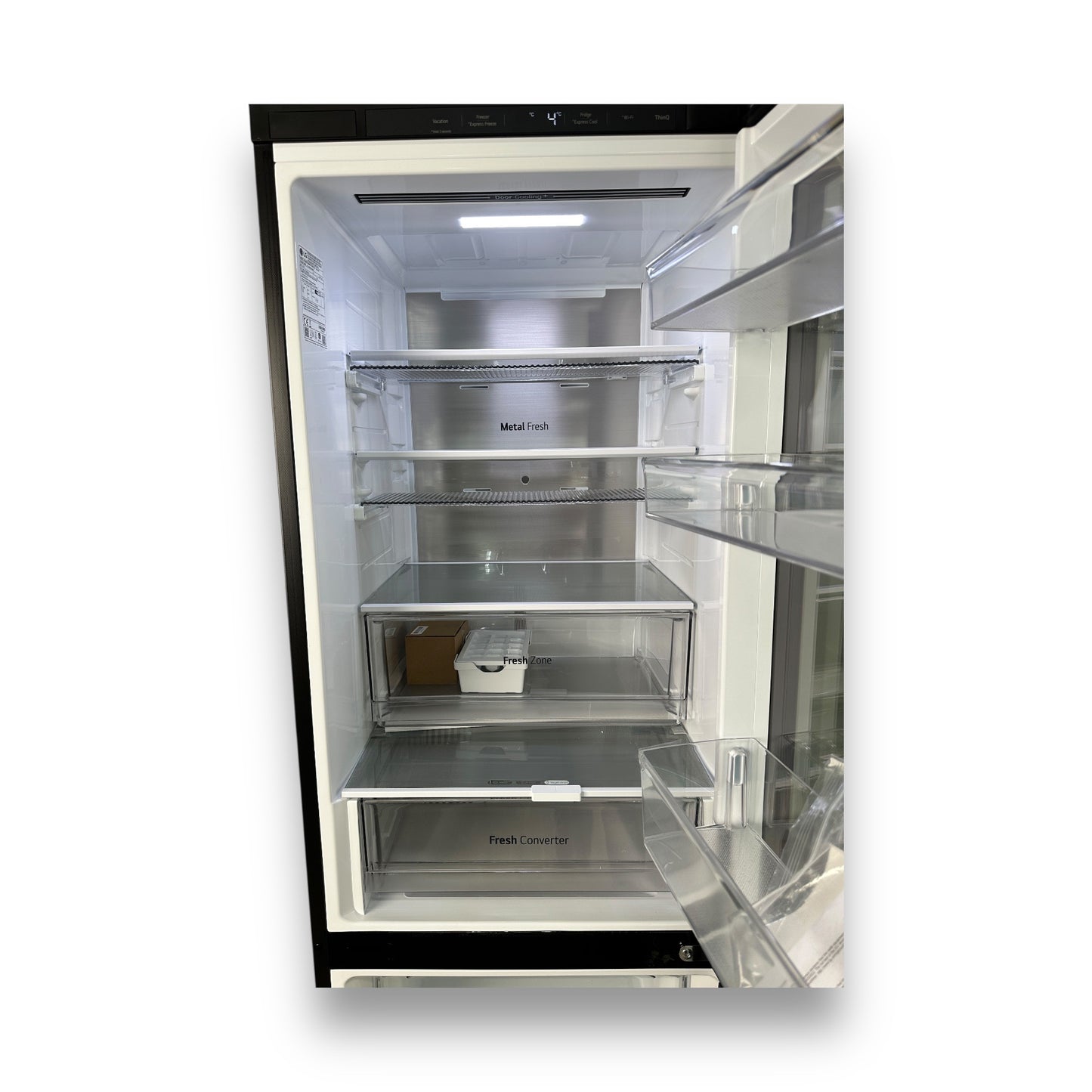 LG GBG5160CEV InstaView® Kühlgefrierkombination 186cm Essence Black Steel