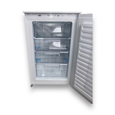 AEG TAB6L88ES Einbau Gefrierschrank, Nischenhöhe 88 cm, 98 L, Schlepptürtechnik