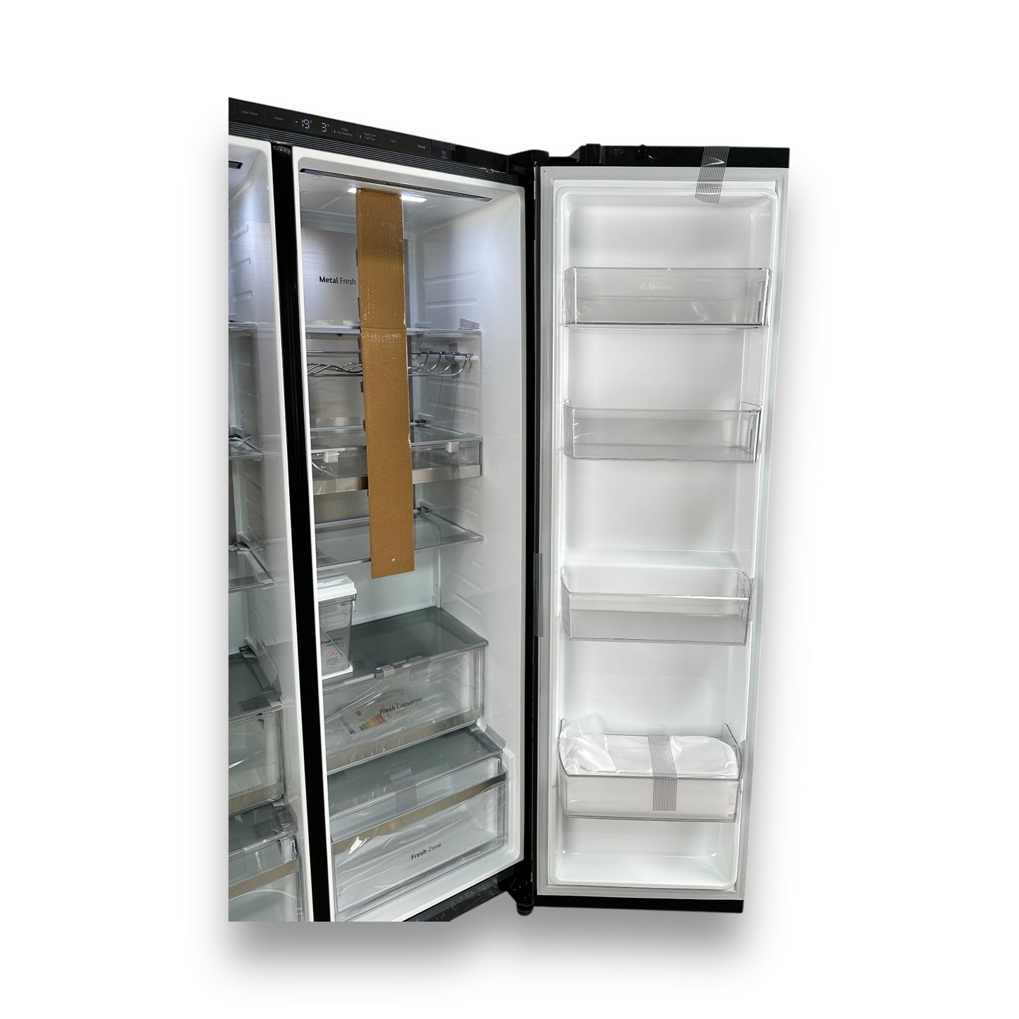 LG GSLE91EVAC L-Serie Side-by-Side Kühlschrank 179cm Essence Black Steel