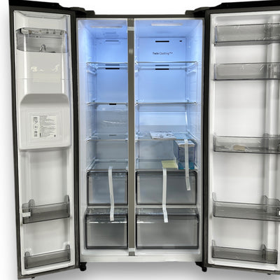 Samsung RS6GA8521B1/EG Side-by-Side Kühlschrank 178 cm Premium Black Steel