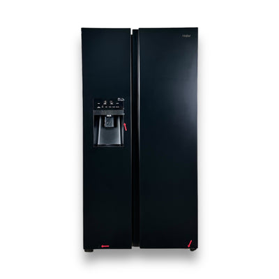 Haier HSR5918DIPB SBS 90 SERIE 5 Side-by-Side Kühlschrank 177,5cm Schwarz Matt