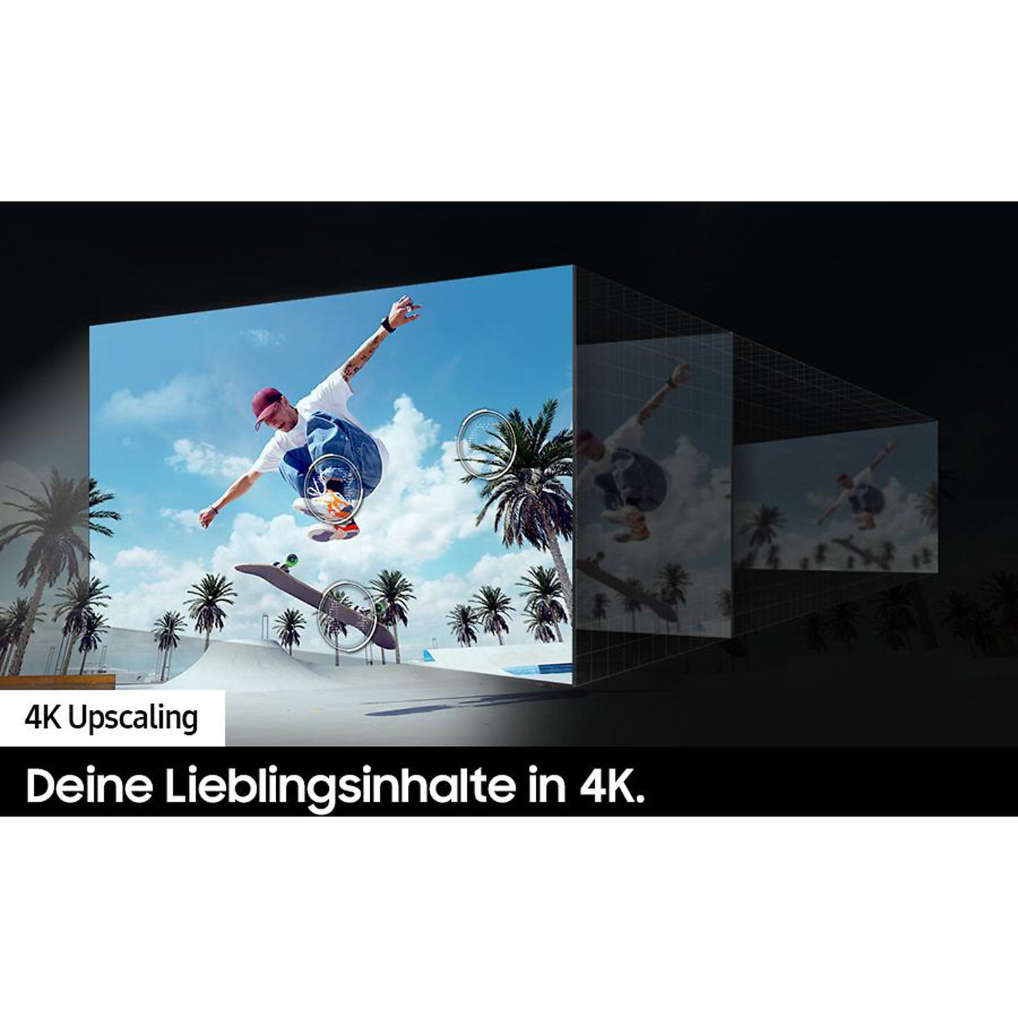 Samsung GQ55Q60D QLED UHD 4K Fernseher 55 Zoll, SMART TV, Tizen