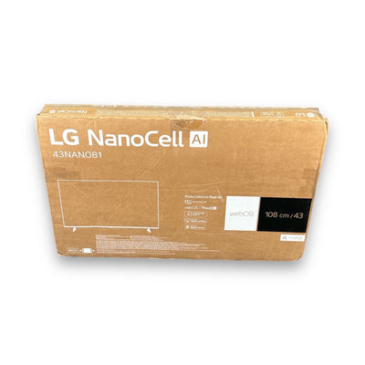 LG 43NANO81T6A NanoCell Fernseher 43 Zoll, UHD 4K, SMART TV, webOS 24