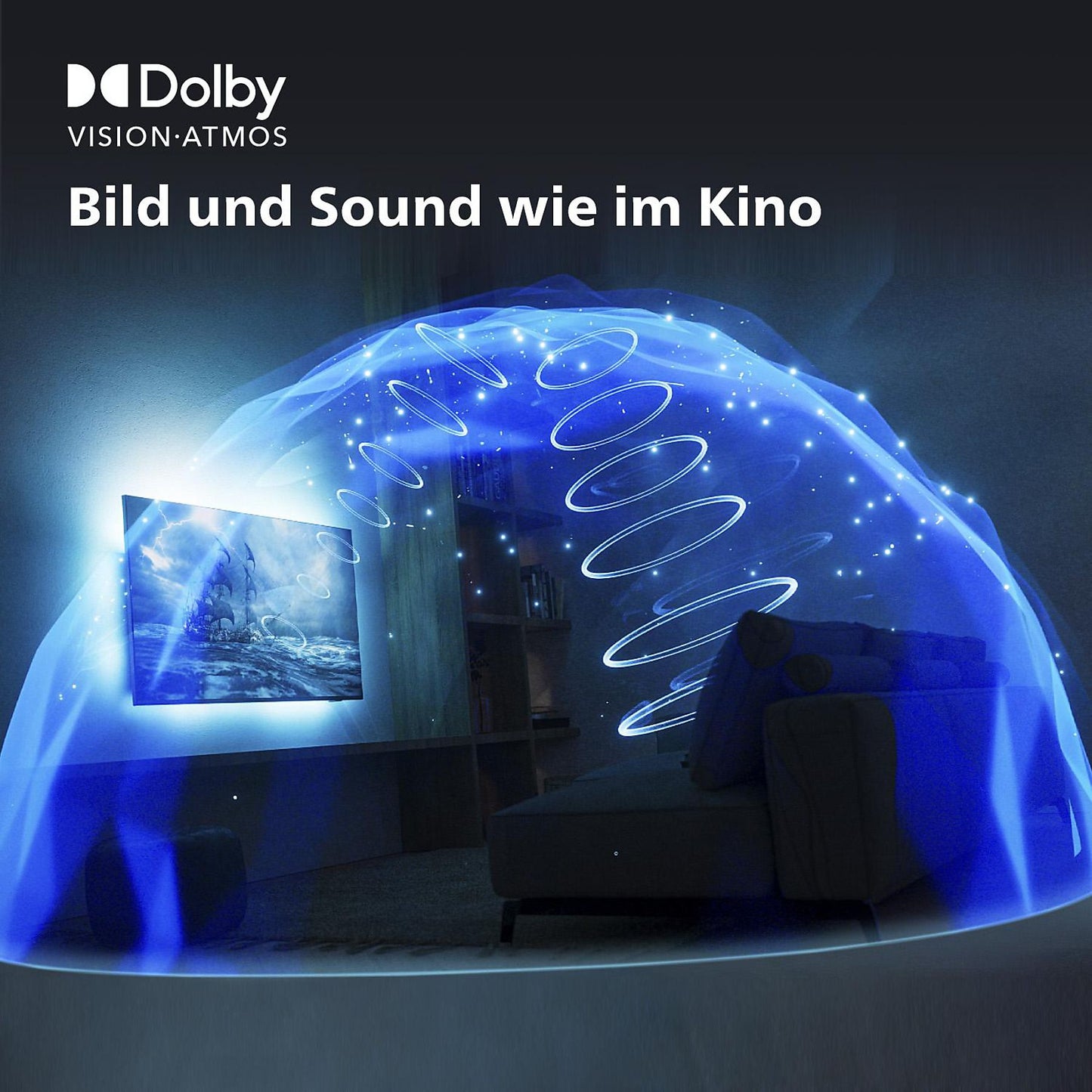 Philips 55PML9008/12 LED Ambilight Fernseher 55 Zoll, UHD 4K, SMART TV