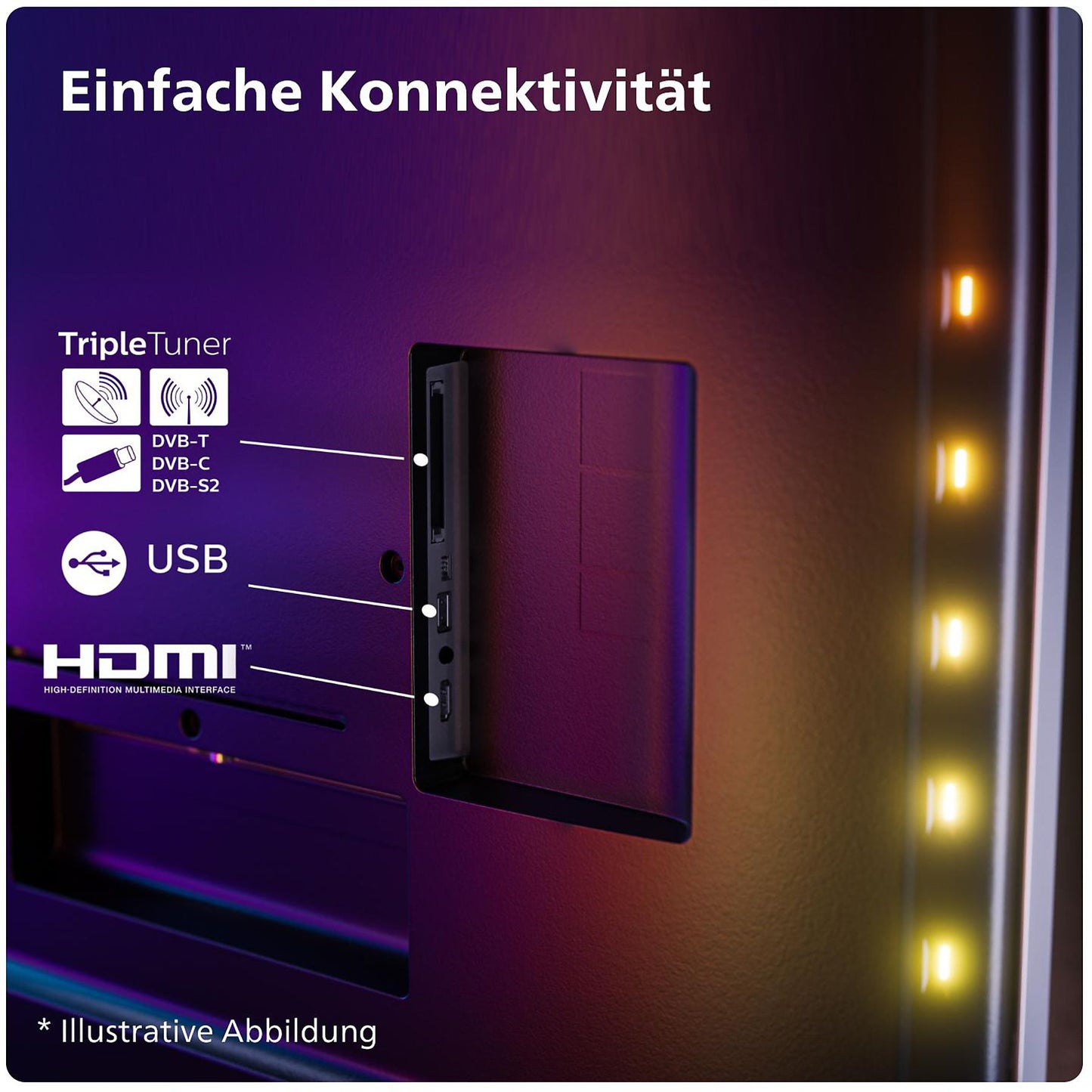 Philips 77OLED759/12 4K OLED Ambilight 4K UHD Fernseher 77 Zoll / 194 cm, SMART TV