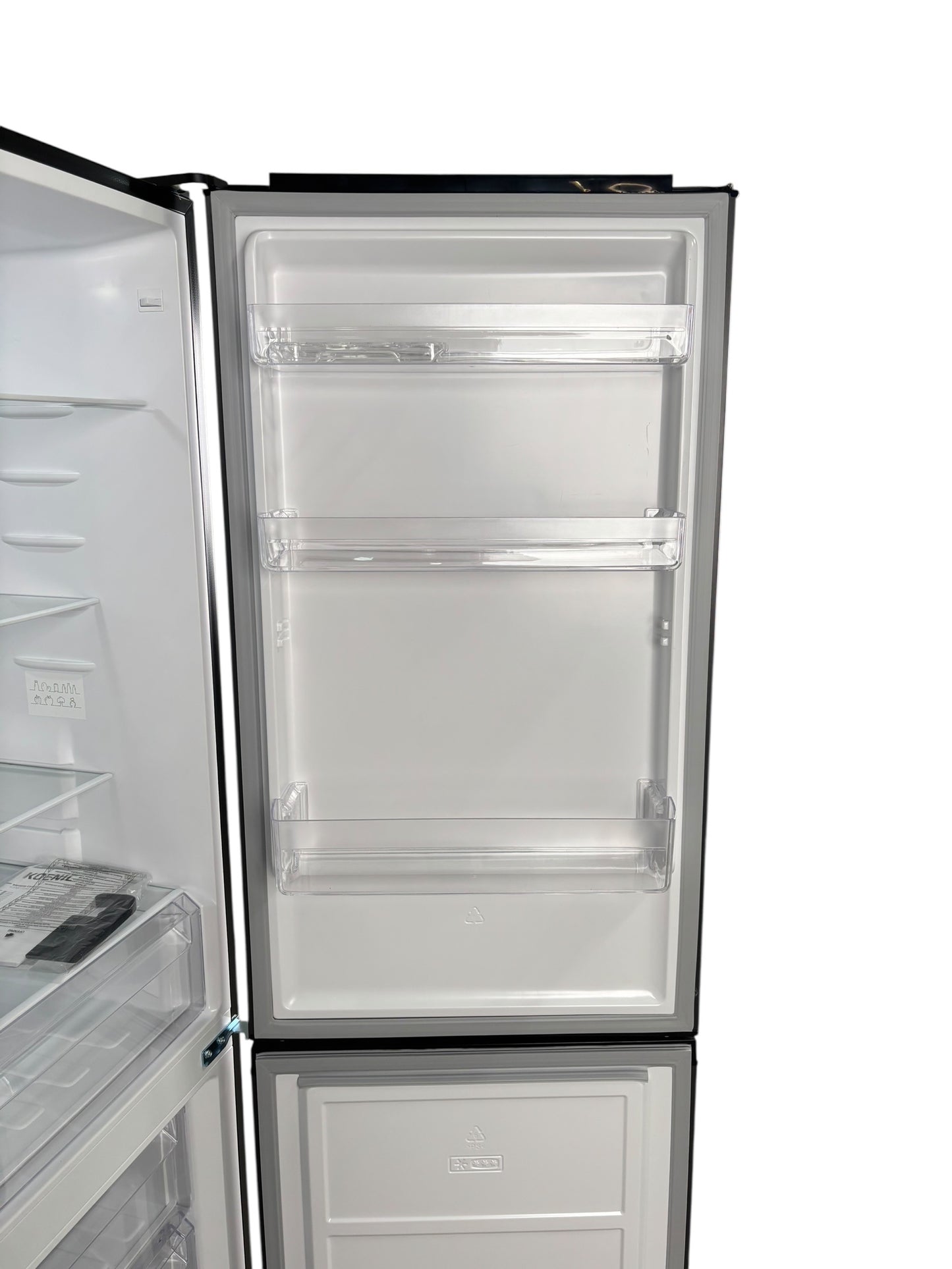 Koenic KFK 631-1 C IN Kühlgefrierkombination C 315 l 185,8 cm hoch Inox