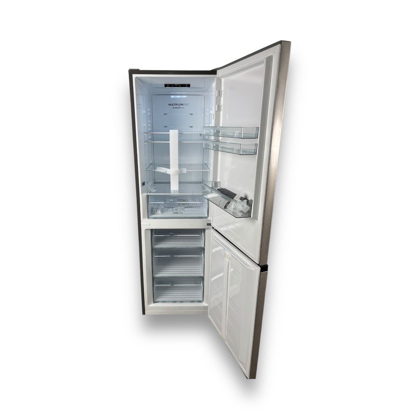Gorenje NRC61CSXL4 Kühlgefrierkombination 185 cm hoch, Edelstahl
