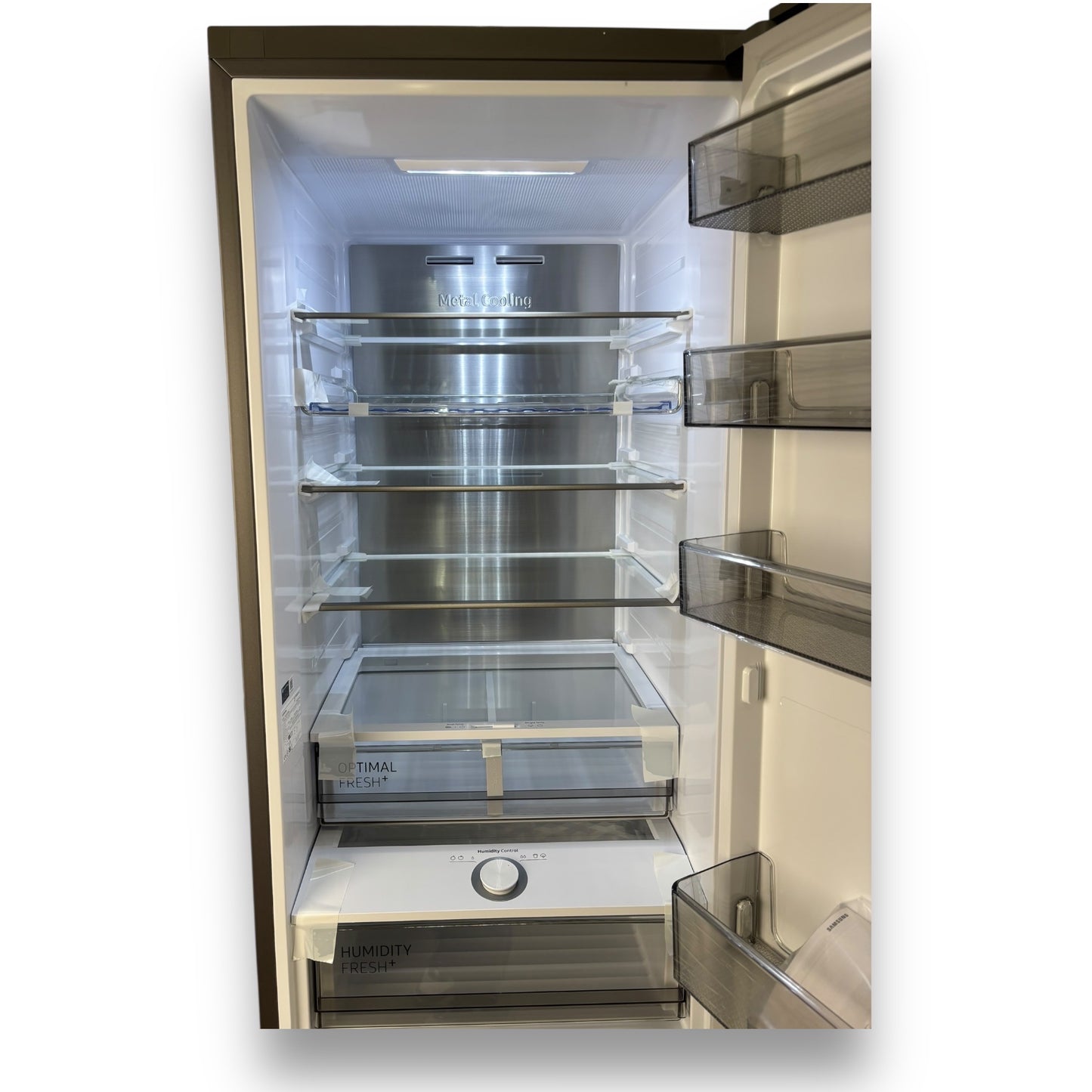 Samsung RL38C775CS9/EG Kühlgefrierkombination C, 390 l, 203 cm hoch, Premium Edelstahl Look