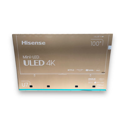 Hisense 100U7KQ Mini LED UHD 4K Fernseher 100 Zoll / 253 cm, SMART TV