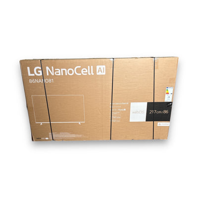 LG 86NANO81T6A NanoCell TV Flat, 86 Zoll / 218 cm, UHD 4K, SMART TV, webOS 24 mit LG ThinQ