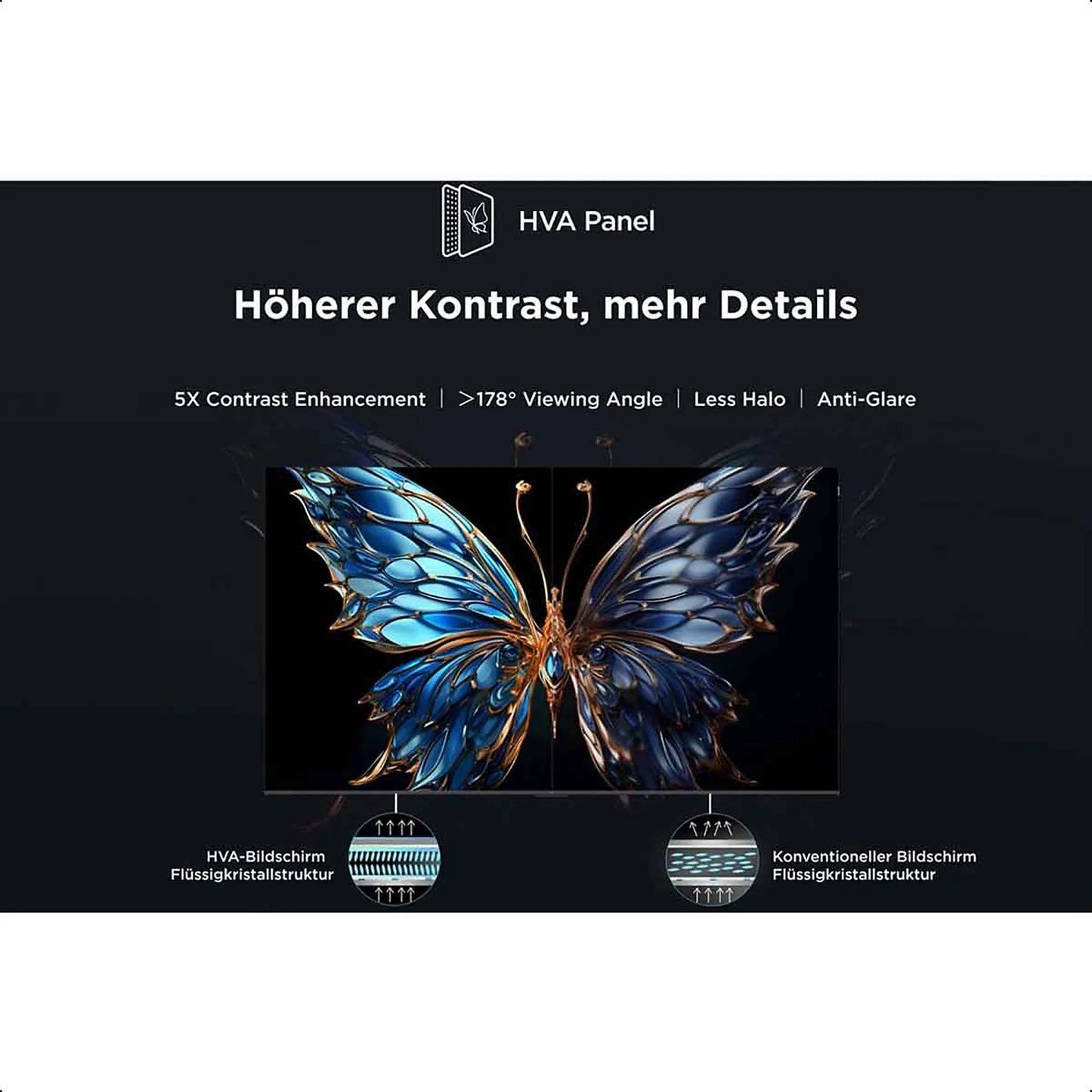 TCL 75P7K QLED UHD 4K Google Fernseher 75 Zoll / 191 cm SMART TV