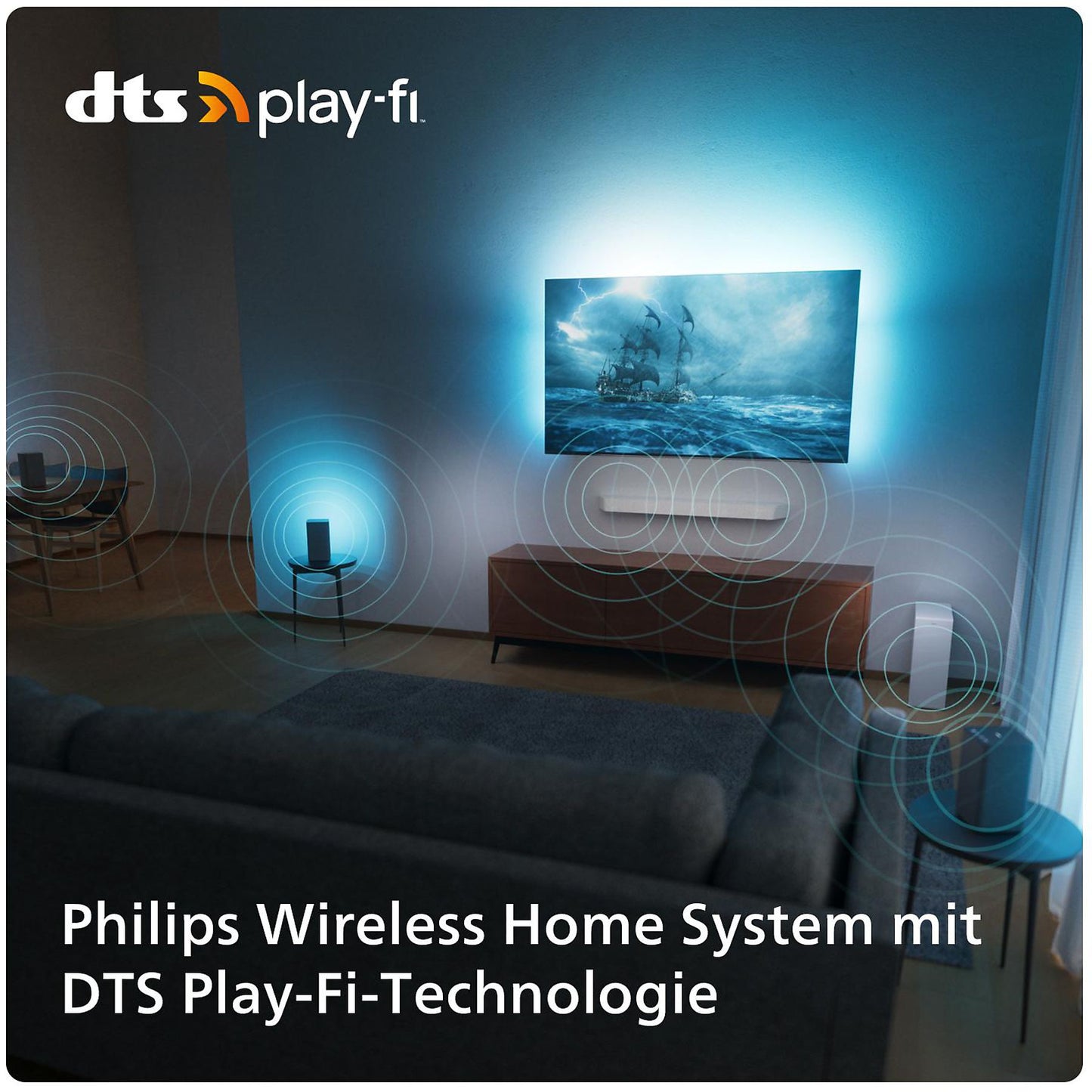 Philips 77OLED 909/12 4K Ambilight Fernseher 77 Zoll / 194 cm, OLED 4K, SMART TV