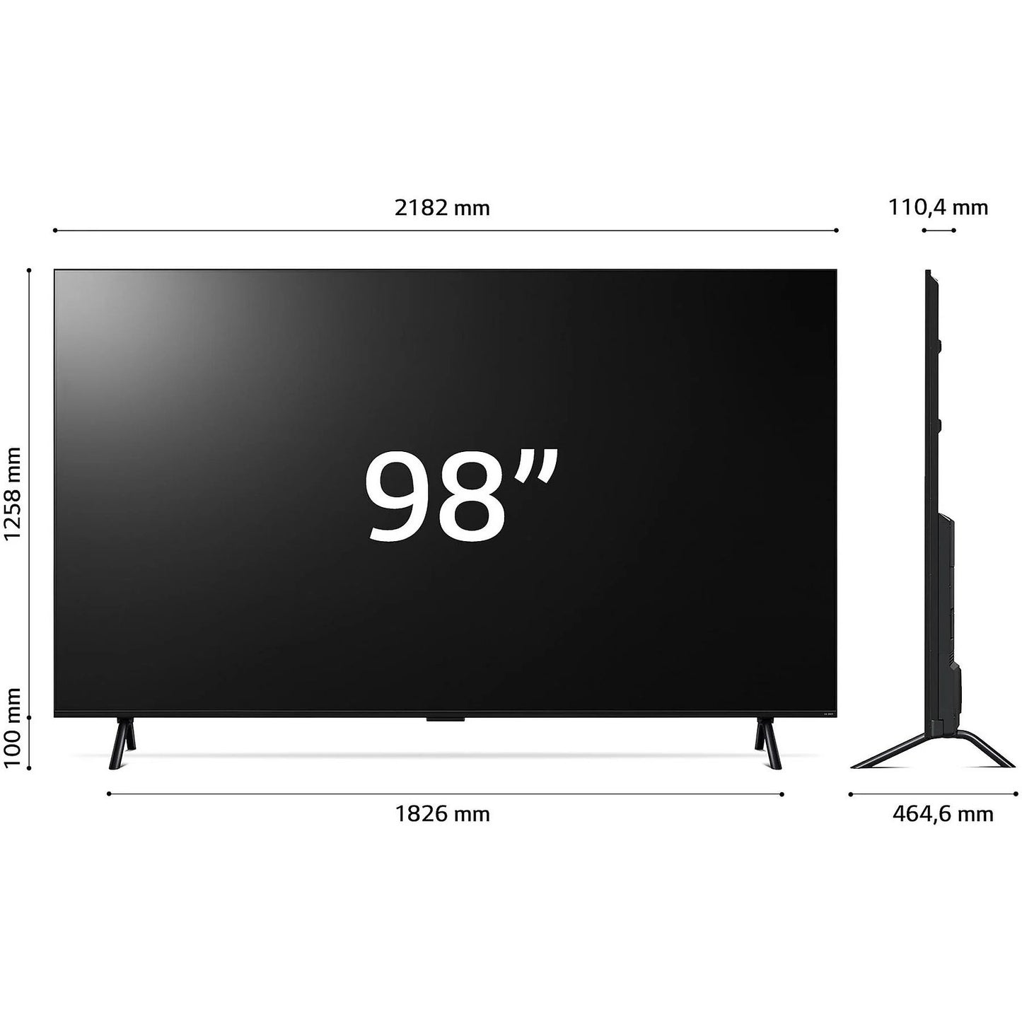 LG 98UT91006LA UHD 4K Fernseher 98 Zoll / 249 cm SMART TV